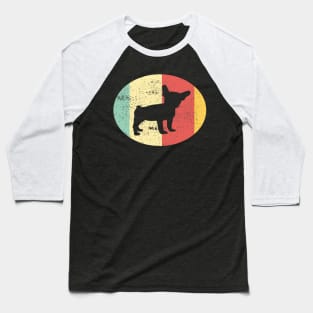 French Bulldog Retro Vintage Baseball T-Shirt